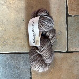 Madeline Cozy Cream and Gray Yarn